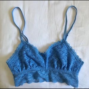 American Eagle Lace Bralette in Periwinkle